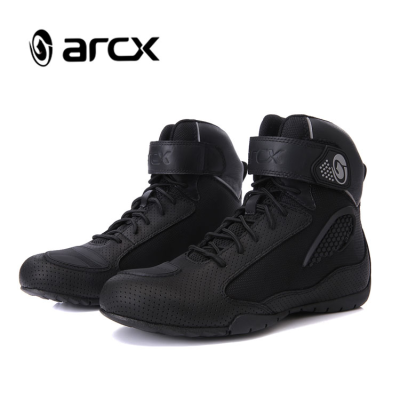 Motorcycle Touring Boots Vented Motorbike Short Boots