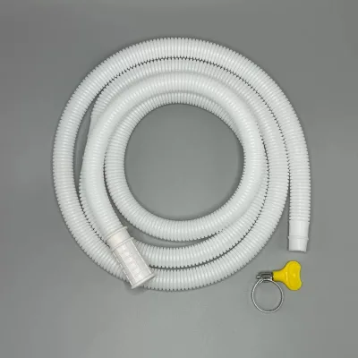 PVC Flexible Air Conditioner Drain Pipe, High Elastic Anti-Aging AC Drain Hose for Indoor Outdoor Air Conditioning Unit Drainage