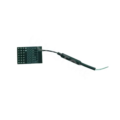 ELRS 2.4Ghz PWM 7CH CRSF Receiver Supports ELRS 3.2 PWM/CRSF Protocol Copper Pipe Antenna for RC FPV Drone Motor Components