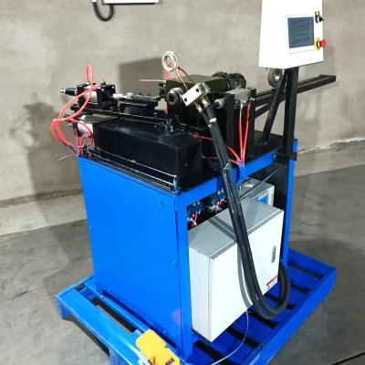 Industrial Hydraulic Steel Tube End Swaging Machine Iron Pipe Sealing Press Machine for Furniture Chair Legs High Efficiency