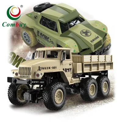 27mhz off Road Car Green 6 Wheels Simulation Model Rc Toys Truck