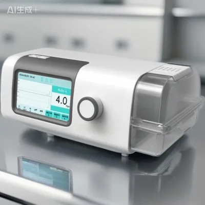 Innovative Designs Medical Auto CPAP/BiPAP Machine with 4.3" Screen 22.7dB Quiet Operation 1 Year Warranty for Home Use