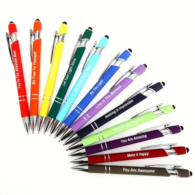 Hot Sale Business Metal Pen Slim Quality Giveaway Gifts Office Advertising Ballpoint Pen Customize Logo Boligrafo