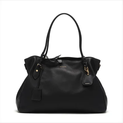 Crossbody Bag New Design Fashion Summer Portable Compact Tote Bag Smooth Calfskin Leather Adjustable Strap Underarm Bag Daily
