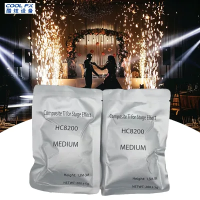 OEM Cold Sparkler Machine Powder 200g/Bag Titanium Based, Custom Label Available, Indoor Safe, Fit Vevor & More