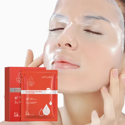 Liquid for Sheet Face Mask Silicone-free Smoothing & Firming and Astaxanthin & Hyaluronic Acid Sheet Masks LOGO Personalized