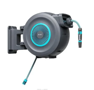 China Automatic Return 20m/30m Retractable Hose Reel ABS Body OEM Customizable for Watering Cleaning Gardening (Wall Mounted)