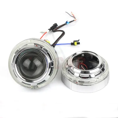 LED Projector Shroud 3.0 Inch Headlight Decoration Mask Cover for Bi LED Projector Lens Retrofit Car Lighting Accessories