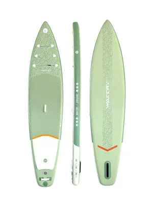 Travel SUP Board Foldable Inflatable Paddle Board with Backpack Fast Inflate Pump for Camping Beach Trips & Outdoor Adventures