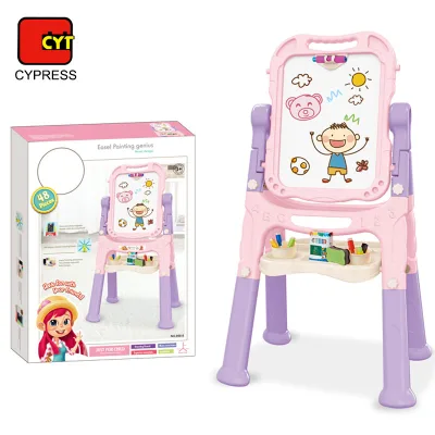 Colorful Easel Painting Set Kids Magnetic Drawing Board Toy with Stand