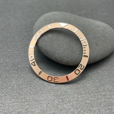38mm Inner Size 30.6mm Embossed Number 316L Stainless Steel Fit SKX007 Watch Slope Bezel Insert