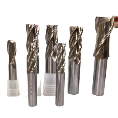 CHENGZHEN Ultra Hard M2 HSS End Mill 4-Teeth High Precision 0.005mm Straight Shank 2-6.5mm RoHS Certified
