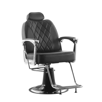 Modern Style Stainless Steel Durable Portable Barber Salon Chair 360 Swivel Height Adjustable Professional Hydraulic Pump