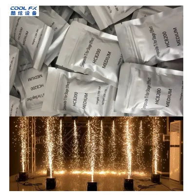 200g/Bag Cold Spark Machine Powder Titanium & Composite Ti, Indoor/Outdoor Use, Fit Vevor, Best for Weddings/Events