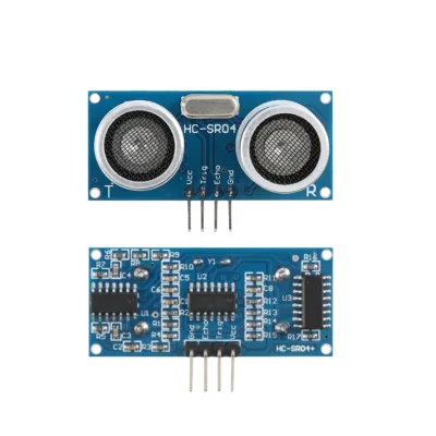 5pcs New Version HC-SR04+ Ultrasonic Ranging Sensor Module 2.8-5.5V SR04 Compatible with Old Ultrasonic Sensor Module HC-SR04