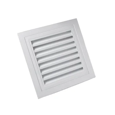 Aluminum Alloy Square Shape Outdoor Warehouse Building Louvre Vents Louvers Grille  with Easy Installation