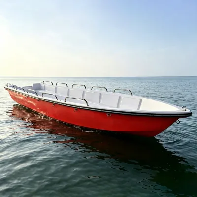 Factory Direct China Fiberglass Fishing Boat 6M Speed Boat With CE Certificate
