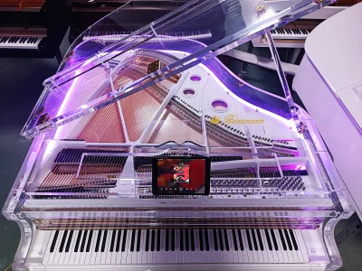 Glass Grand Piano