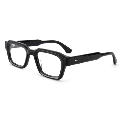 High Quality UV400 Anti-Blue Decorative Acetate Optical Glasses Solid Animal Pattern Luxury Vintage Eyewear Frames Glasses