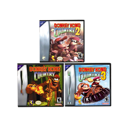 Donkeye Country Kong 1 2 3 Game Cartridge With Box for gba Gameboy Advance