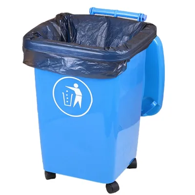 WANDA Factory Biodegradable Durable Heavy Duty 80*110cm OEM P Printing Custom Recyclable Plastic Garbage Bag
