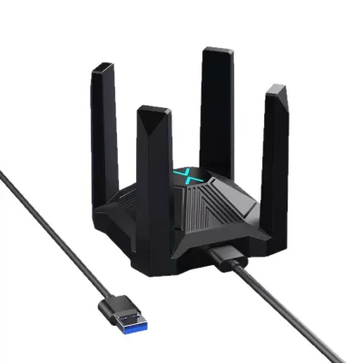 Popular Affordable WiFi 6 USB Receiver High Performance Wireless Network Adapter Hot Sale
