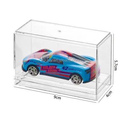 Acrylic 1/64 Model Car Display Case Toy Car Dust Proof Display Stand Transparent Storage Box for Mini Car