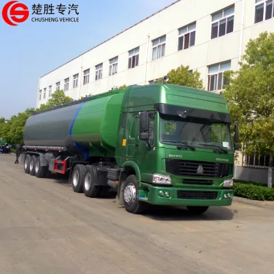3 Axles 35000-50000L Carbon Steel Tanker Fuel Tank Semi Trailer Air Bag Suspension for Oil Gasoline Chemical Liquid Transport