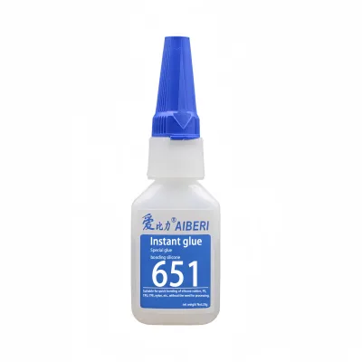 Factory Wholesales Low Price Low Whitening Super Instant Adhesive 651