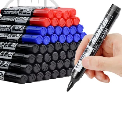 Premium Quality Waterproof Ink Permanent Markers Custom Quick-drying Fine Tip Black Markers