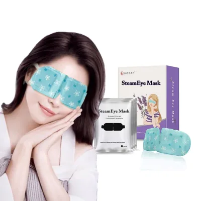 Spa Eye Care Moisturizing Heating Eye Mask Warm Compress Custom Printed Under Eye Patches