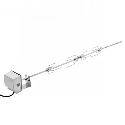 Wholesale BBQ Tool Skewer Set Spit Rotisserie Kit for Gas Grills Charcoal Grill Ring Rotisserie Kit