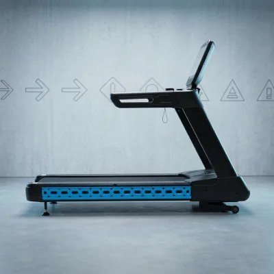 S Factory Wholesale Low MOQ Wide Running Belt Electric Treadmill Commercial Fitness Equipment Running Machine