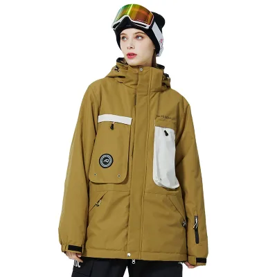 Custom Top Quality Waterproof Insulated Snowboard Wear Outdoor Winter Ski Jacket for Women Dropshipping
