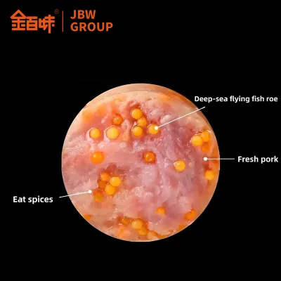 Delicious Sausage Wholesale Food Fish Seed Pork Ham Sausage Hot Dog Sausage