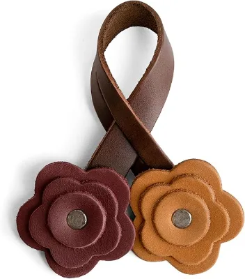 Drink Leather Rose Bag Charms for Handbags, Purse Charm for Tote & Backpacks, Ornaments for Women