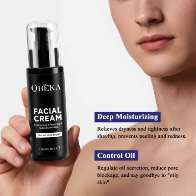 Wholesale Oil-Control Face Cream for Men - Matte Finish, Niacinamide, Balances Skin Oil
