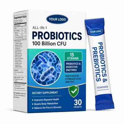 OEM Private Label Probiotics Powder Sachets | Digestive & Immune Support -GMP Factory | 100 Billion CFU