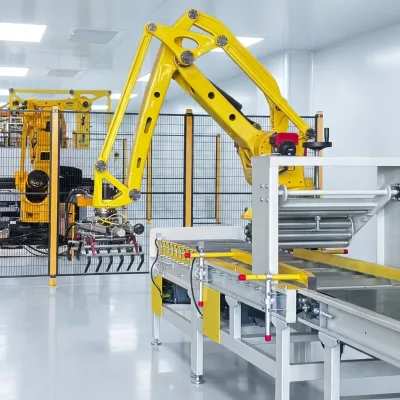 Card Stacking Machine with Suction Gripper for Laminated Stacked Cardboard and Semi-finished Cardboard Stacks