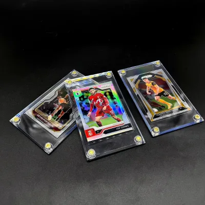 35 Pt Acrylic Card Holder Clear Display Card Protector Baseball Football Sports Trading Card Storage Display Plastic Business