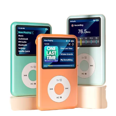 128GB Wireless Sports MP3 Player with 2.4inch Screen Free Sample Includes FM Radio for Running and Music Listening