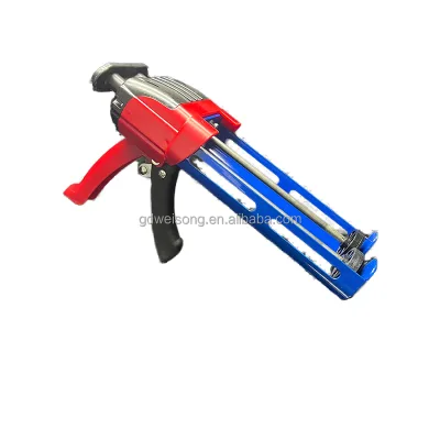 Manufacturers 400ml 1:1 Rotating Glass Caulk Gun Manual Caulk Gun Adjustable Glue Output Construction and Decoration Tool
