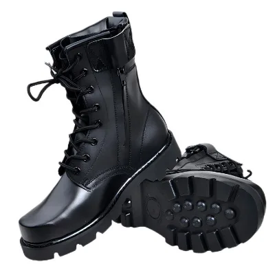 Customized Professional High-Top Martin Boots Comfortable Fit with Lace-Up Closure Heavy-Duty Performance round Toe