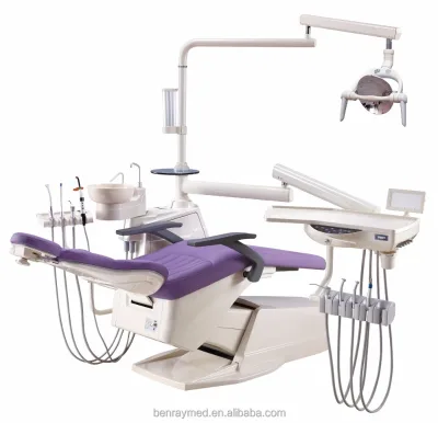 BR-DCH05A Cheap Mobile Dental Chair Dentist Chair Orthodontic Chairs With LED Lamp
