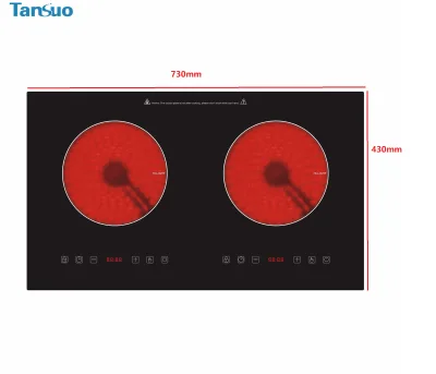 Double Induction Cooker House Appliances Manufacturer 2 Years Warranty Domino Multifunctional Induction Cooker