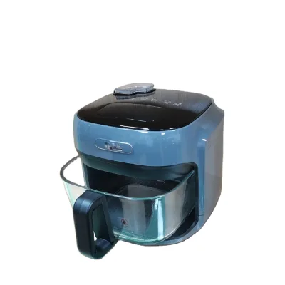 Geming 15-Liter Pink Air Fryer Double Deep Electric Stainless Steel and Glass Oil-Free Cooking US Plug