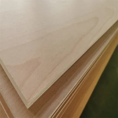 1220x2440mm Beech Wood Veneer Plywood