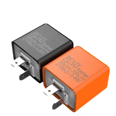 OEM M0013 Black Motorcycle Accessories LED Turn Light Electric Vehicle Relay Motorcycle Flasher Adjustable Speed