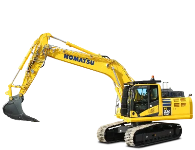 3D Machine Guided Komatsu Excavator PC230NHD-11 with Payload