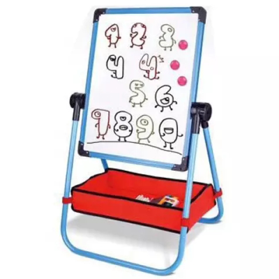 Kids Double Sided Drawing Board Dry Erase Board With Easel Images